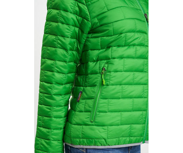 Стеганная куртка зеленого цвета 33315Z