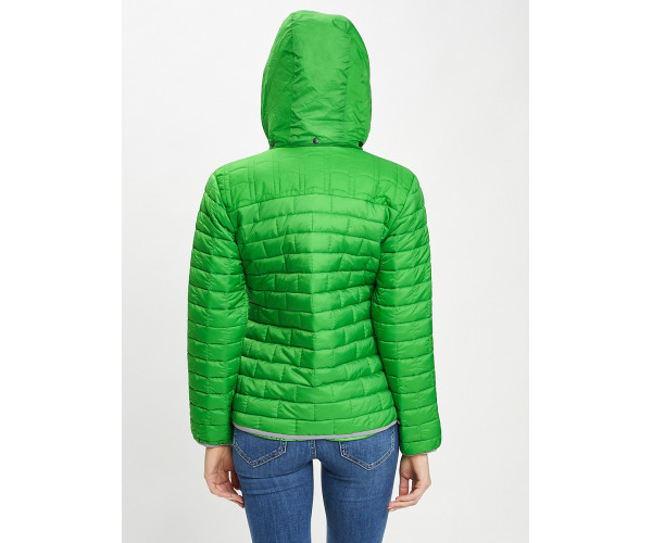 Стеганная куртка зеленого цвета 33315Z