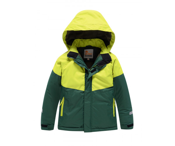 Горнолыжный костюм Valianly детский темно-зеленого цвета 90071TZ