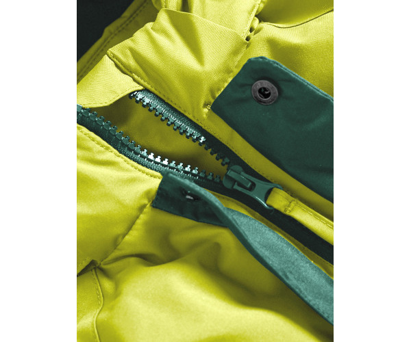 Горнолыжный костюм Valianly детский темно-зеленого цвета 90071TZ