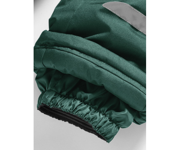 Горнолыжный костюм Valianly детский темно-зеленого цвета 90071TZ