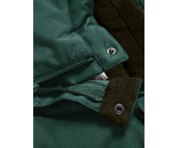 Горнолыжный костюм Valianly детский темно-зеленого цвета 90071TZ