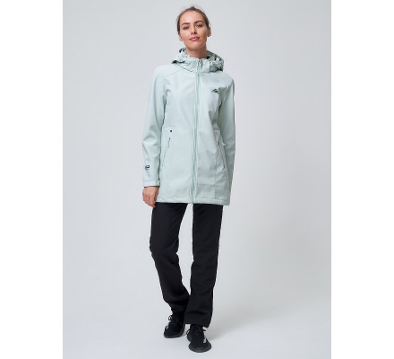 Костюм женский  бирюзового цвета 02037Br