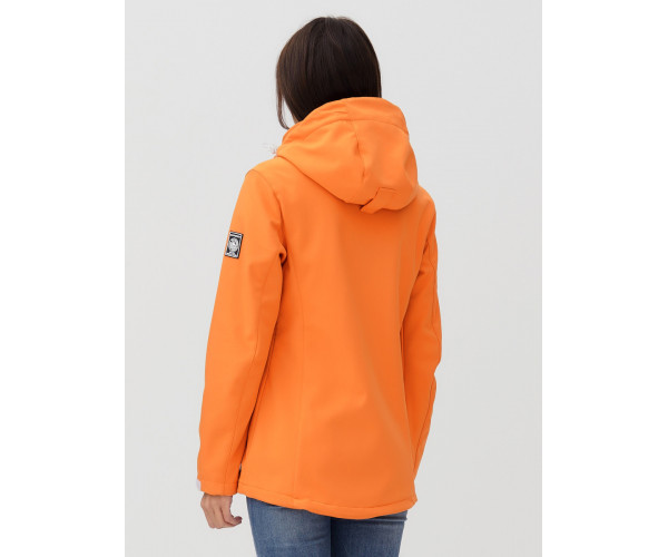Ветровка  женская оранжевого цвета 2034O