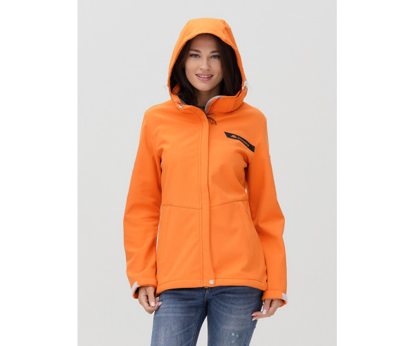 Ветровка  женская оранжевого цвета 2034O