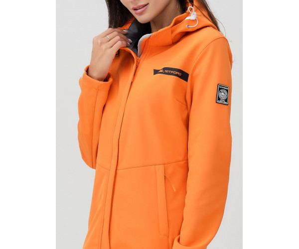 Ветровка  женская оранжевого цвета 2034O