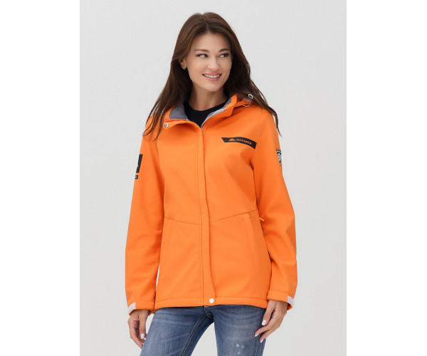 Ветровка  женская оранжевого цвета 2034O