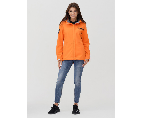 Ветровка  женская оранжевого цвета 2034O
