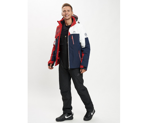 Горнолыжный костюм мужской красного цвета 077019Kr