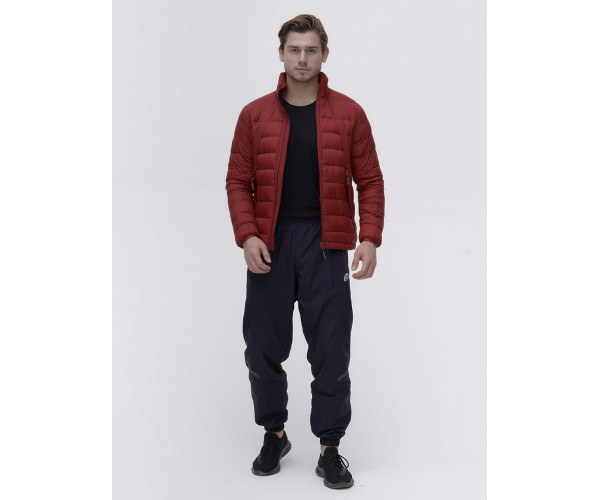 Пуховик еврозима Valianly бордового цвета 92117Bo