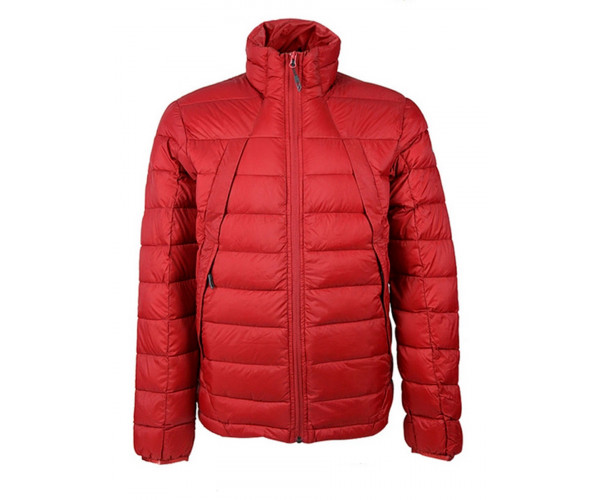 Пуховик еврозима Valianly бордового цвета 92117Bo