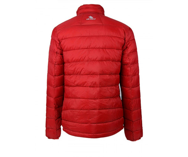 Пуховик еврозима Valianly бордового цвета 92117Bo