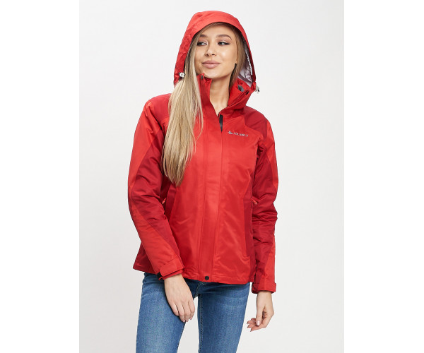 Куртка демисезонная 3 в 1 красного цвета 33213Kr