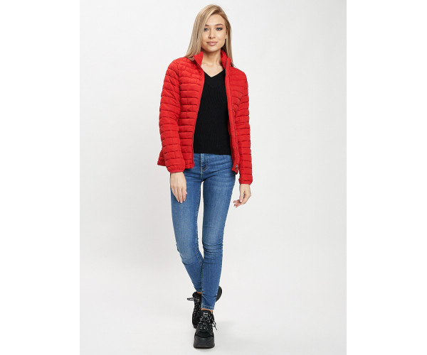 Куртка демисезонная 3 в 1 красного цвета 33213Kr
