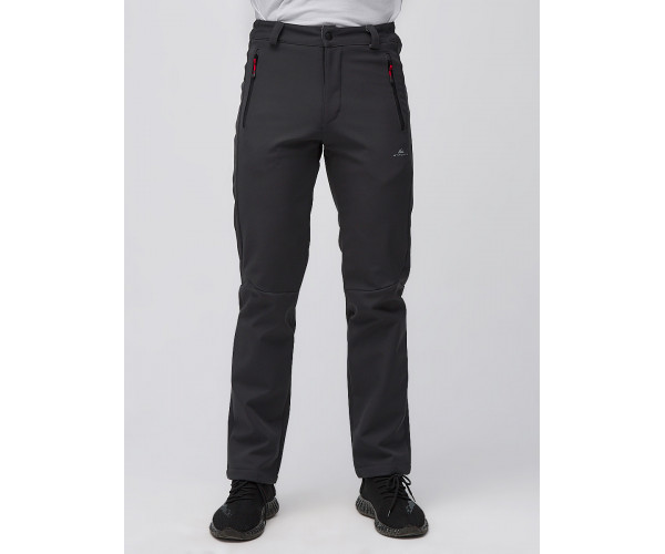 Мужские осенние весенние виндстопер темно-серого цвета 19121TC