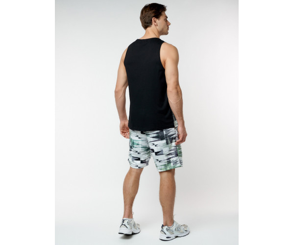 Костюм шорты и майка салатового цвета 225302Sl