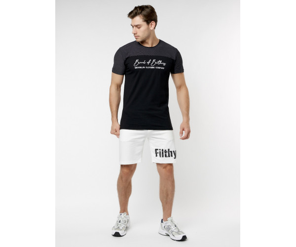 Футболка мужская черного цвета 229002Ch