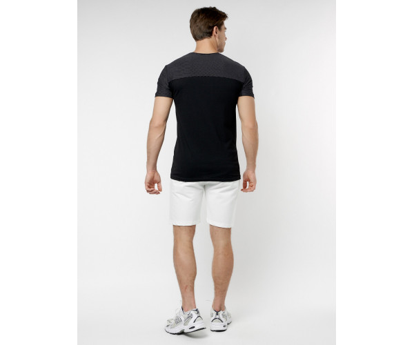 Футболка мужская черного цвета 229002Ch