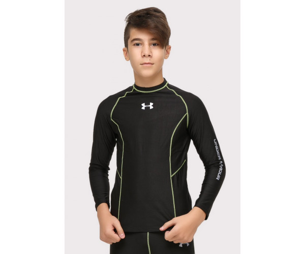 Подростковое для мальчика всесезонный термобелье черного цвета 9043Ch