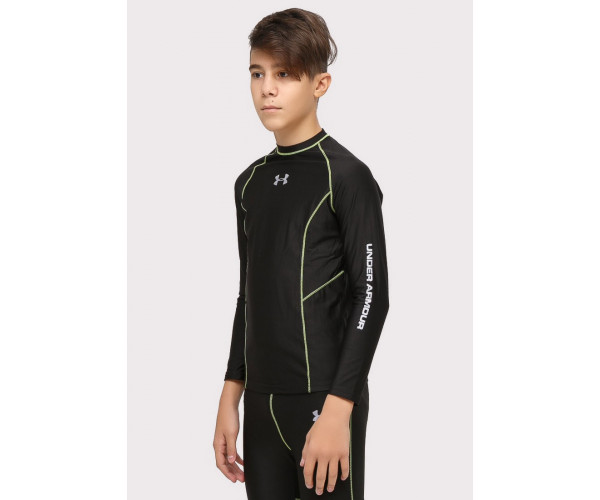 Подростковое для мальчика всесезонный термобелье черного цвета 9043Ch