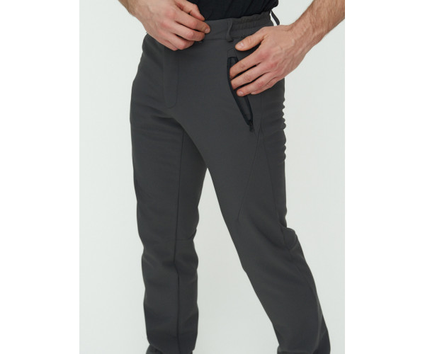 Брюки мужские  темно-серого цвета 2082TC