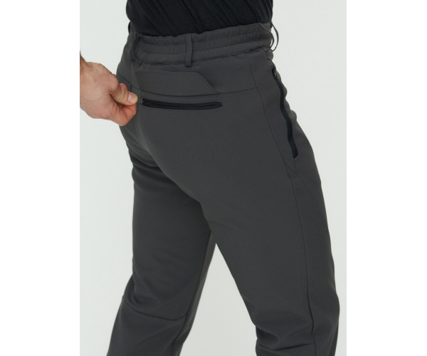 Брюки мужские  темно-серого цвета 2082TC