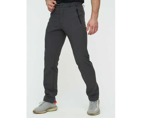 Брюки мужские  темно-серого цвета 2082TC