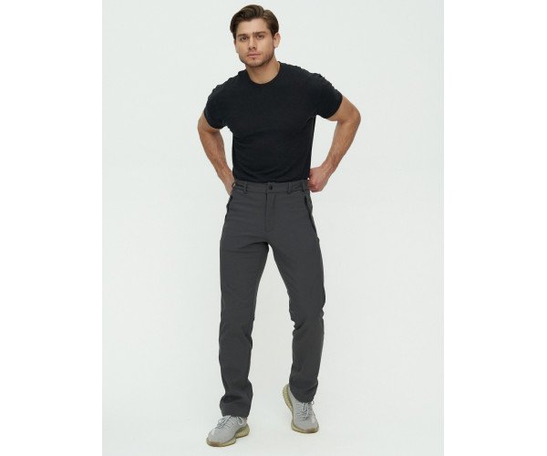 Брюки мужские  темно-серого цвета 2082TC