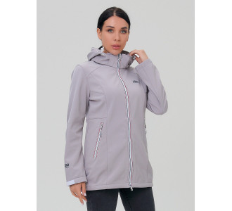 Парка женская  серого цвета 2029Sr