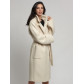 Пальто зимнее бежевого цвета 41881B