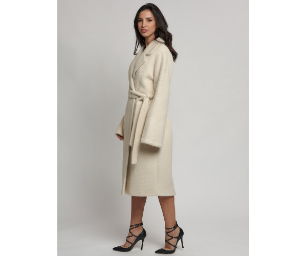 Пальто зимнее бежевого цвета 41881B
