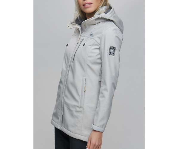 Костюм женский  бежевого цвета 02022B