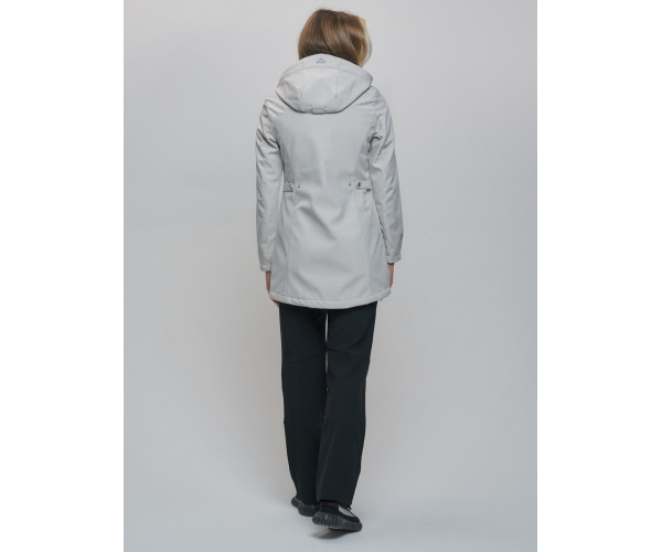 Костюм женский  бежевого цвета 02022B