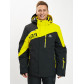 Горнолыжная куртка мужская большого размера желтого цвета 77029J