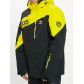 Горнолыжная куртка мужская большого размера желтого цвета 77029J