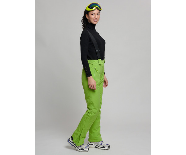 Горнолыжный костюм женский зеленого цвета 77038Z