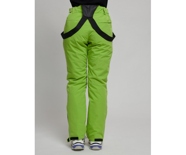 Горнолыжный костюм женский зеленого цвета 77038Z