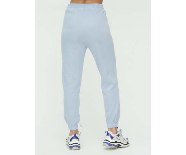 Штаны джоггеры женские голубого цвета 1302Gl
