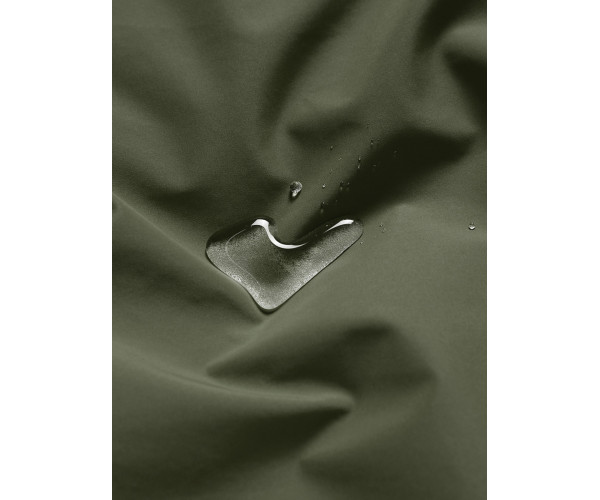 Подростковая для девочки зимняя парка цвета хаки 9042Kh