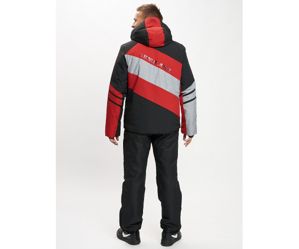 Горнолыжный костюм мужской красного цвета 077022Kr