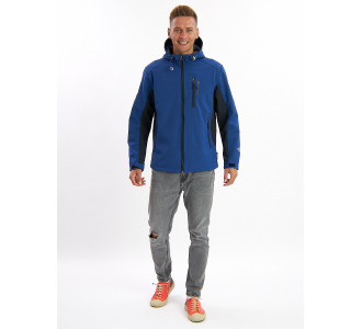 Ветровка мужская синего цвета 495S