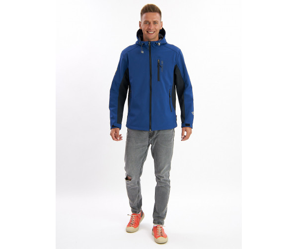 Ветровка мужская синего цвета 495S