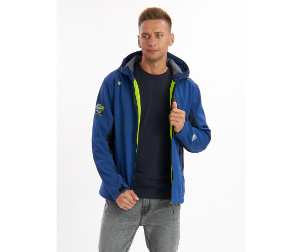 Ветровка мужская синего цвета 495S