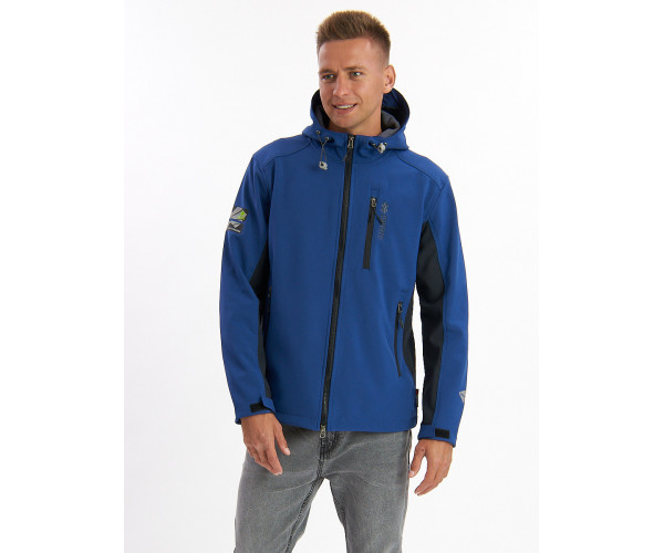 Ветровка мужская синего цвета 495S