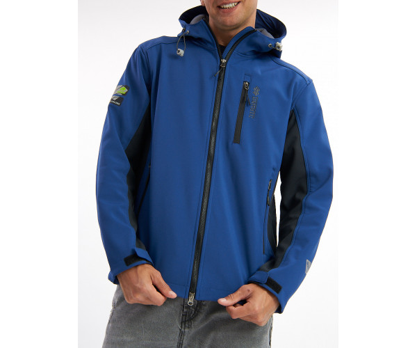 Ветровка мужская синего цвета 495S