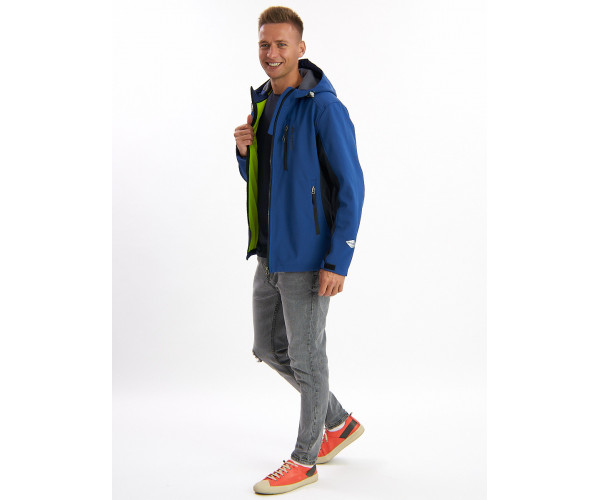 Ветровка мужская синего цвета 495S