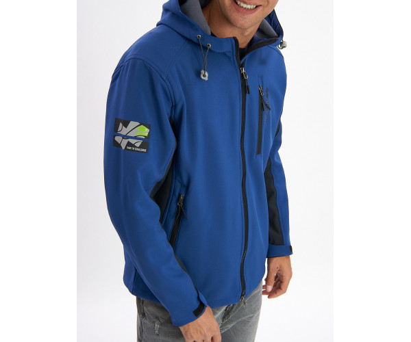 Ветровка мужская синего цвета 495S