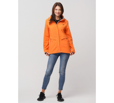 Ветровка  женская оранжевого цвета 2032O