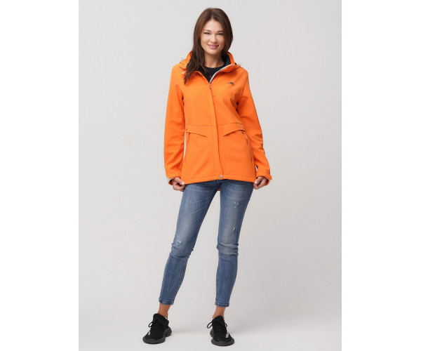 Ветровка  женская оранжевого цвета 2032O