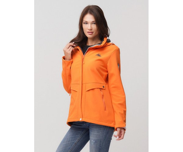 Ветровка  женская оранжевого цвета 2032O